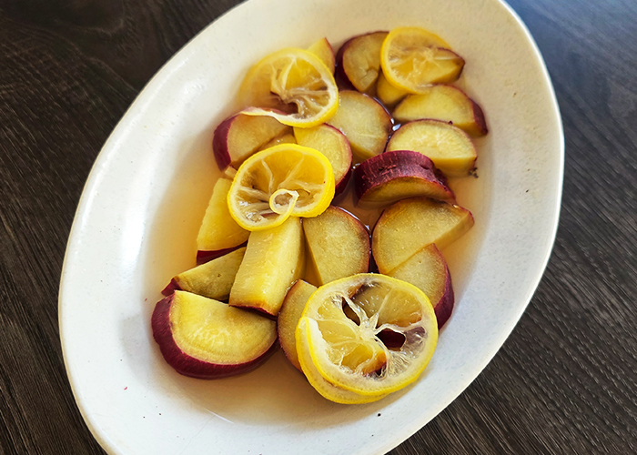 ラップをしたまま5分ほど蒸らす