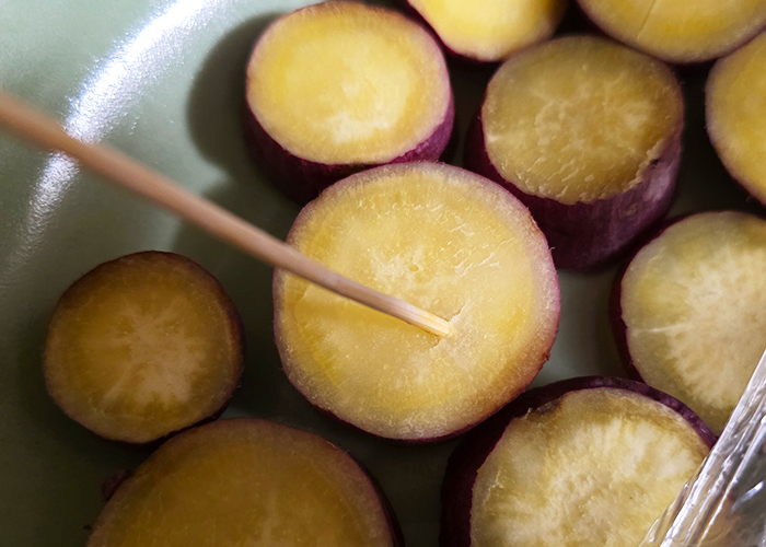 竹串がすっと通るくらいの柔らかさになれば大丈夫