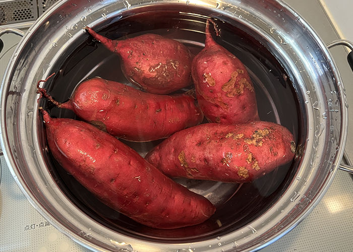 水からじっくり低温で茹でる方法