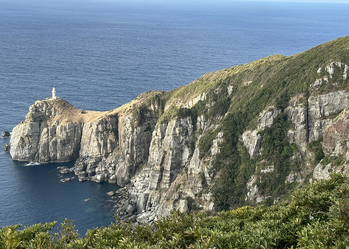 五島旅行　映画の舞台にもなった「大瀬崎灯台」