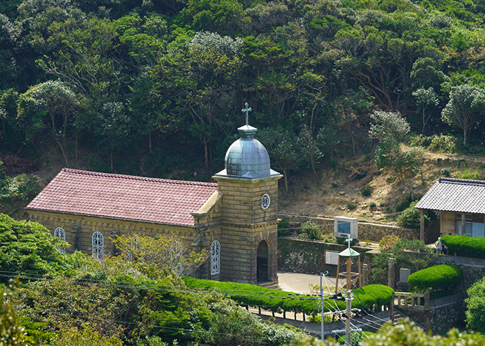 五島旅行　世界遺産の構成資産「頭ヶ島天主堂」