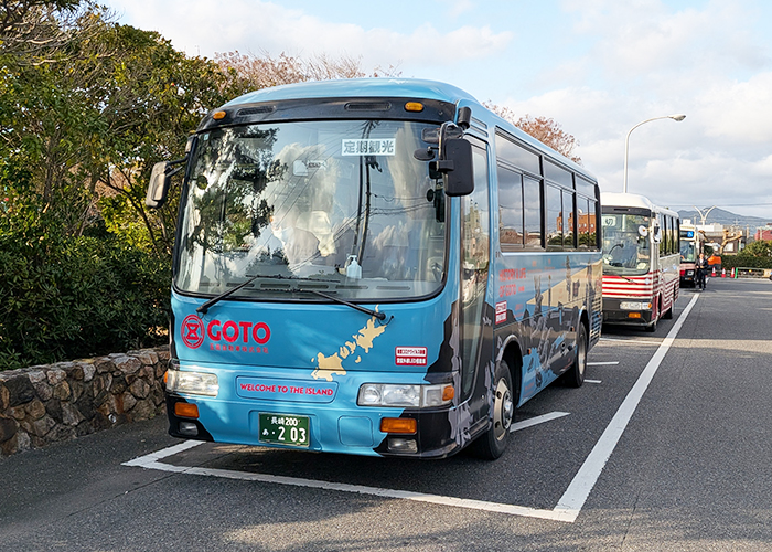 五島列島内の移動手段　定期観光バス