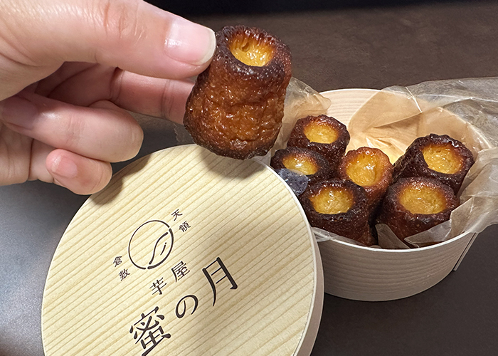 芋フェスで購入したお芋のお菓子(蜜の月のカヌレ)