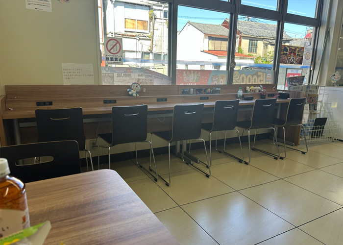 イートインスペースがある店舗