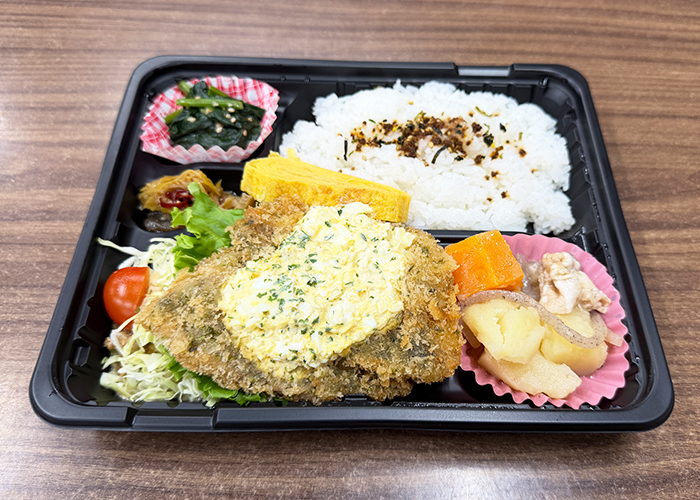 アジフライ弁当