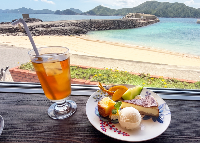 波止場パーラァのスイーツプレート
