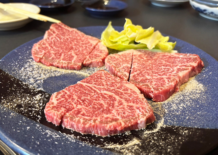 希少なブランド牛「五島牛」を味わえる
