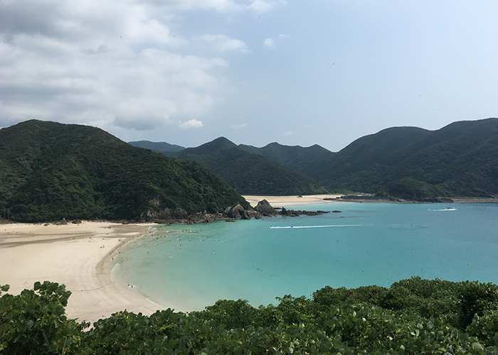 高浜海水浴場でひと休み