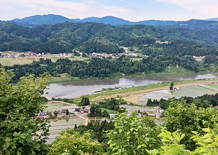 山本山から見下ろす田園風景